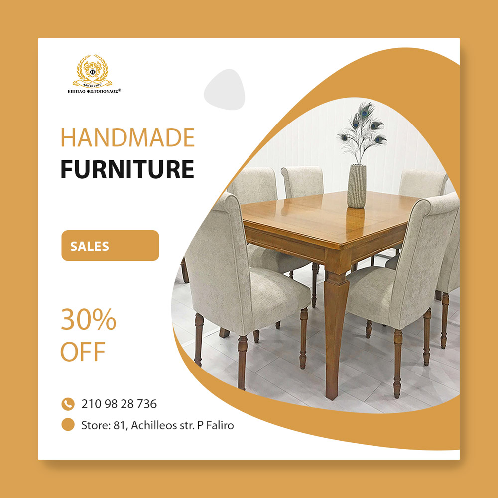 Handmade home furniture in the best sales