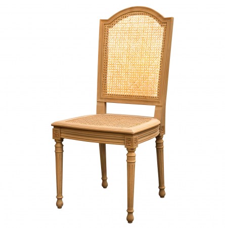Νεοκλασική καρέκλα LOUIS XVI οβάλ με  βιεννέζικη ψάθα
